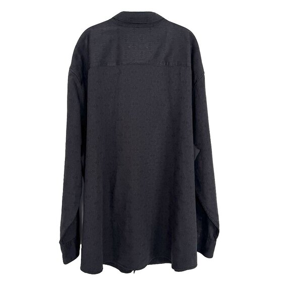 Men's 5XL Robert Graham BLACK Stellman Long Sleeved Sport Shirt - Picture 5 of 15